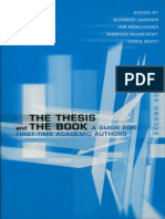 The Thesis-The Book