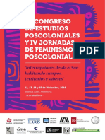 I Circular III Congreso de Estudios Poscoloniales