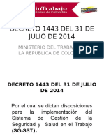 Divulgacion Decreto 1443 de 2014