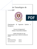 Operaciones Unitarias Coeficiente de Película