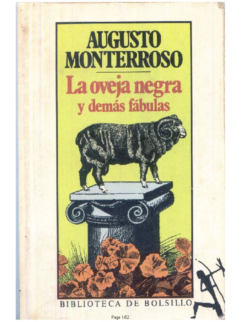 Augusto Monterroso La oveja negra y otras fábulas