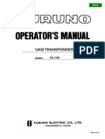 FA100 Operator's Manual K4 9-7-05