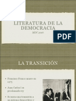 La Literatura de La Democracia