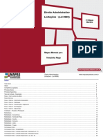 Licitações mapas mentais