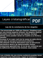 leyes cristalograficas