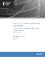 CommVault Simpana 9 and Data Domain