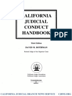 California Judicial Conduct Handbook Excerpt: David M. Rothman California Judges Association - California Commission On Judicial Performance - California Supreme Court
