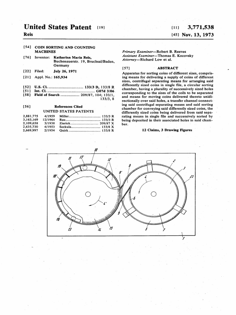 Coin Sorter Mechanism PDF Mechanical Engineering Nature