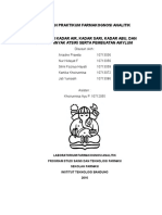 Laporan Praktikum Farmakognosi Analitik