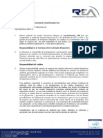 Informe Auditado sobre Agroindustrias AIB SA