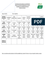 Fecha de Examenes 2015