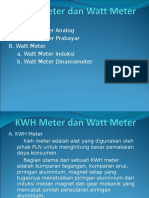 KWH Meter Dan Watt Meter