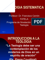 Introduccion A La Teologia