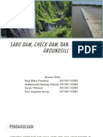 Sabo Dam, Check Dam, Dan Groundsill