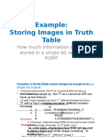 Example: Storing Images in Truth: How Much Information Can Be Stored in A Single Bit Output Rom?