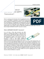 Do You Know About SMF&MMF 40G QSFP+ Transceiver