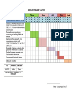 Diagrama de Gantt