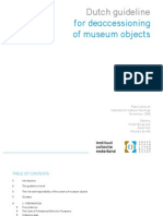 Dutch Guideline for Deaccesioning of Museum Objects