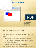 Applets (Java) : Presented by