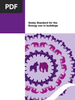 Sveby Standard for the Energy Use in Buildings