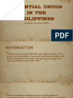 ESSENTIAL DRUGS in The Philippines