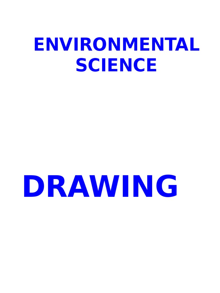 Environmental Science Computer Drawing | PDF