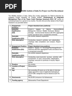 Walk-In Advt In Wildlife Institute of India For Project Asst Post Recruitment