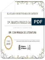 Certificado Marta Fraile