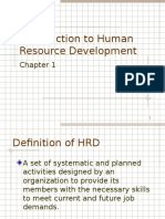 Introduction To Human Resource Development