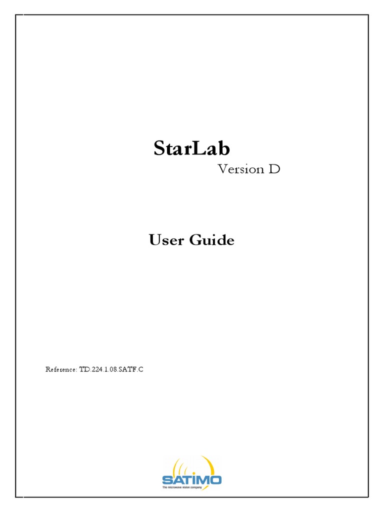StarLab User Guide 1.2 | PDF | Antenna (Radio) | Electromagnetic Radiation