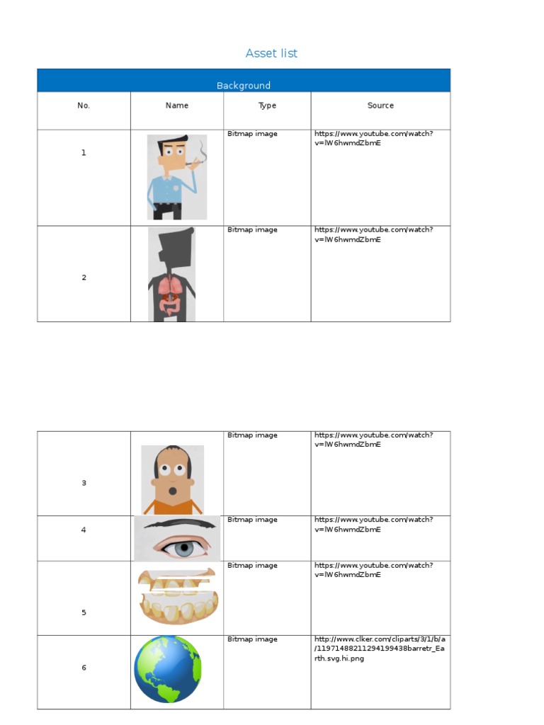 Asset List2 | PDF | Games & Activities