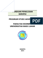 Panduan Skripsi Akuntansi 2014