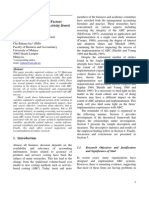 An Empirical Analysis of Factors Affecting The Success of Activity-Based Costing