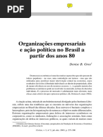 Org Empresariais e Acao Politica Brasil