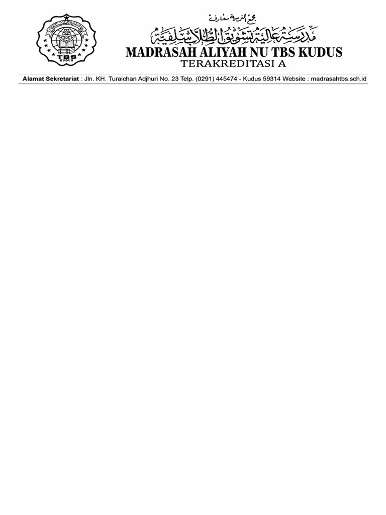 Contoh Kop Panitia | PDF