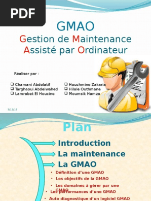 Presentation Gmao Entretien Logiciel
