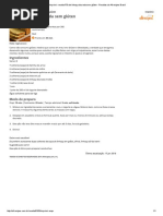 Receita Pão de Linhaça Dourada Sem Glúten