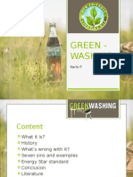 Green - Washing: Karlo P