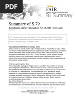 Summary of S.79 (WireAct)