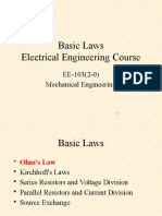 Basic Laws Electrical Engineering Course