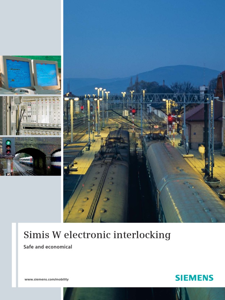 Simis W Electronic Interlocking En PDF Ethernet Rail Transport