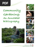 Download Community Gardening - An Annotated Bibliography by ClauzDindler SN30398802 doc pdf