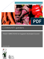 Community Gardens Policy Directions Russ Grayson