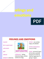 Feelings and Emotions