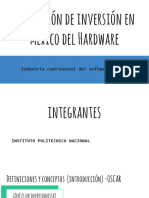 Proyección de Inversión en México Del Hardware
