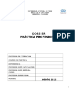 Dossier Practica Profesional - Otoño 2016