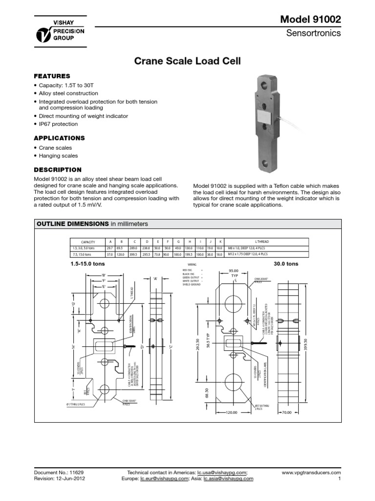 Model 91002 Model 91002 Sensortronics Pdf Disclaimer Contractual