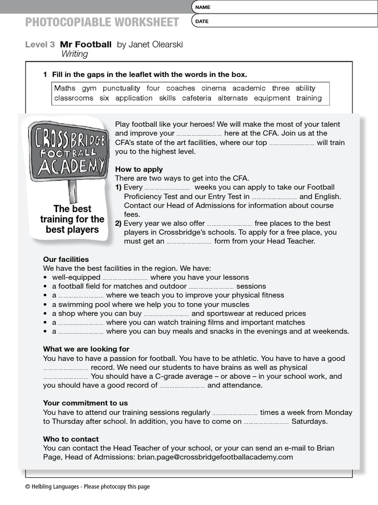 Football essay introduction picture