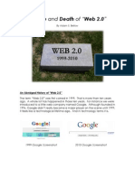 The Life and Death of Web 2.0 by Adam Bellow