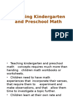 Kuliah 1 A - Teaching Math For Preschool